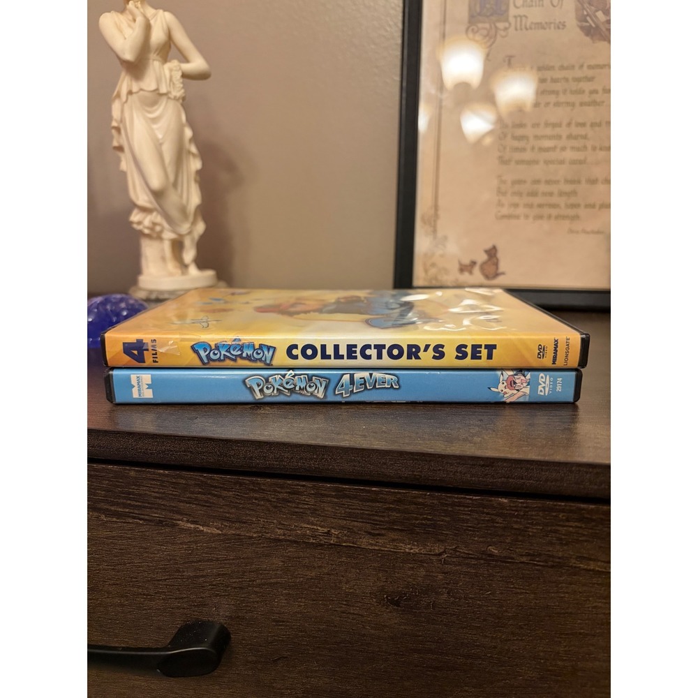 Pokemon Collectors Set 4 Films and Pokemon 4Ever DVD Bundle Miramax Lionsgate‎